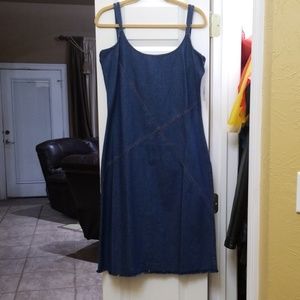 NWT Le Mieux Denim Midi Dress Sz 12